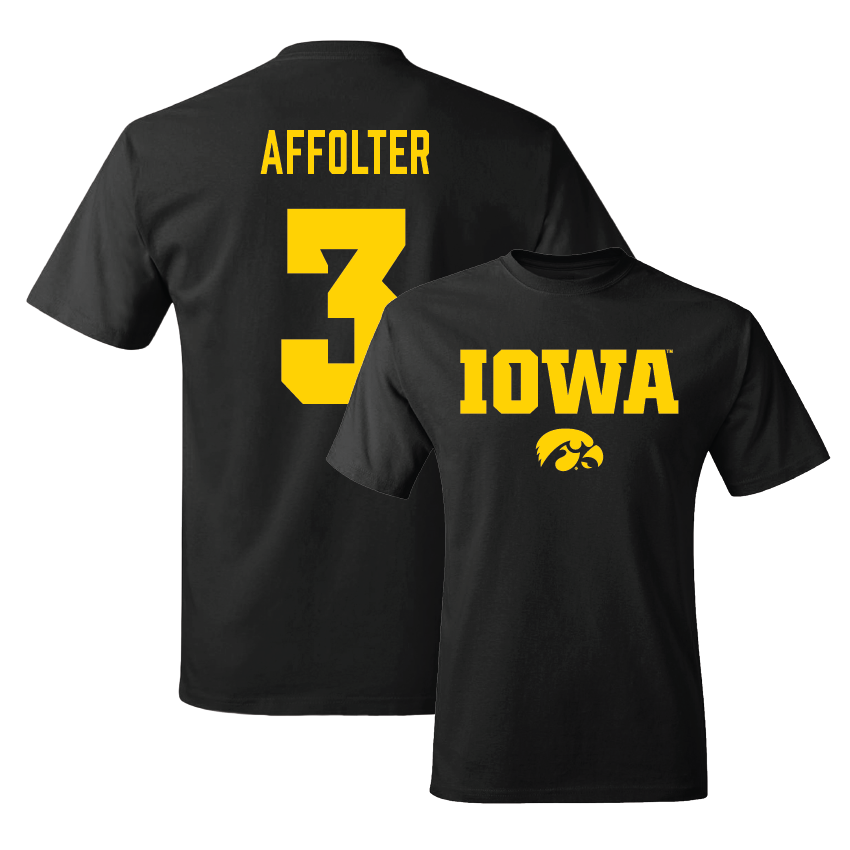 Women's Basketball Black Classic Tee - Sydney Affolter – The Iowa NIL Store