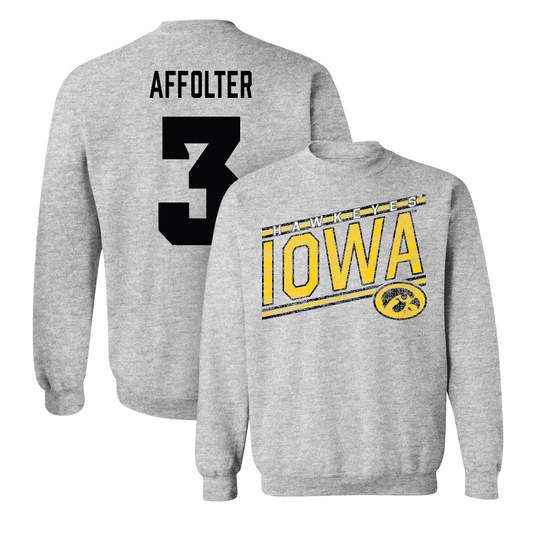 Sport Grey Women's Basketball Slant Crew - Sydney Affolter