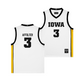 Iowa Women's Basketball White Jersey - Sydney Affolter