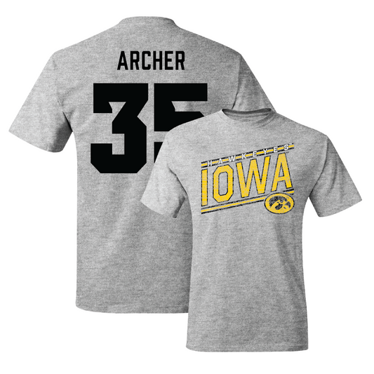 Sport Grey Baseball Slant Tee  - Ganon Archer