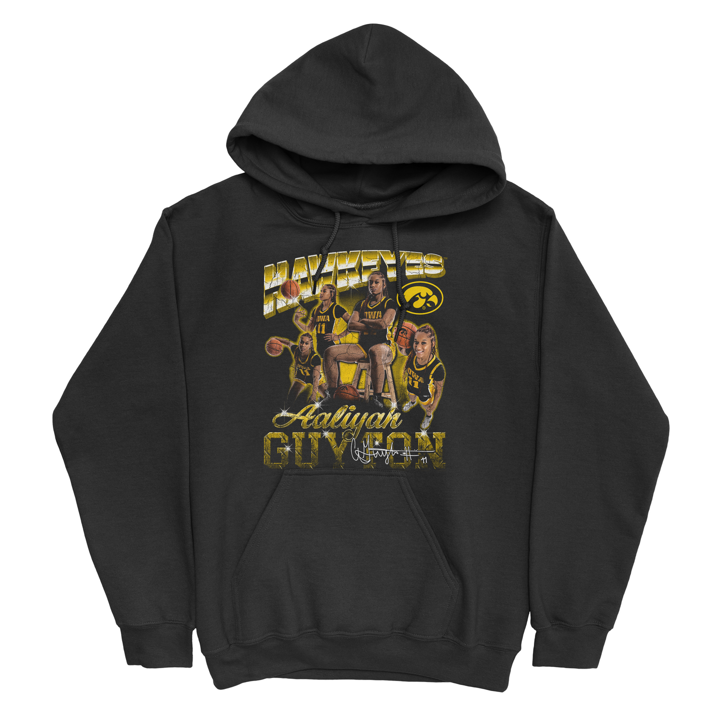 EXCLUSIVE RELEASE: Aaliyah Guyon Graphic Black Hoodie