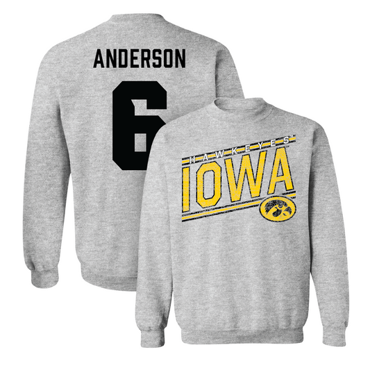 Sport Grey Football Slant Crew   - Seth Anderson