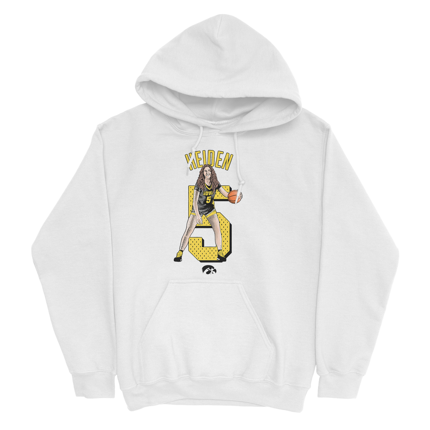 EXCLUSIVE RELEASE: Ava Heiden Illustrated White Hoodie