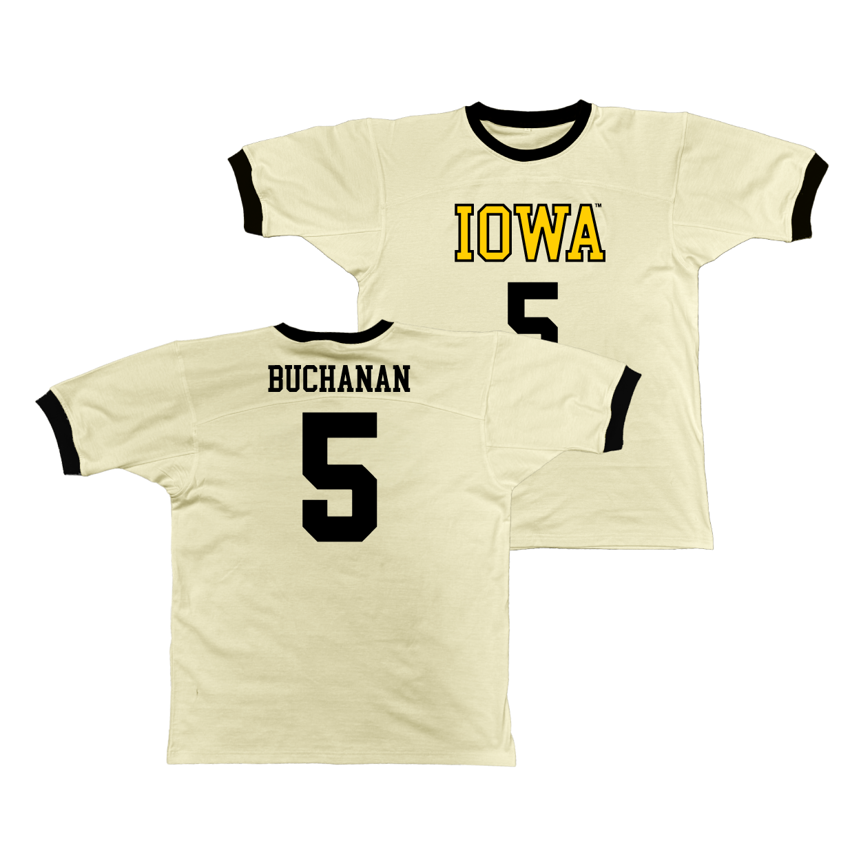 Iowa Retro Ringer Tee - Trey Buchanan