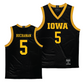 Iowa Men's Black Basketball Jersey  - Trey Buchanan