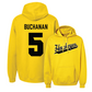 Gold Men's Basketball Script Hoodie  - Trey Buchanan