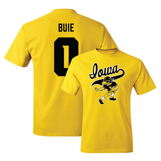 Gold Football Mascot Tee   - Jarriet Buie