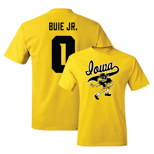 Gold Football Mascot Tee  - Jarriett Buie Jr.