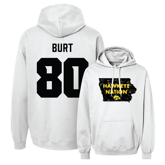 White Football State Hoodie   - Michael Burt