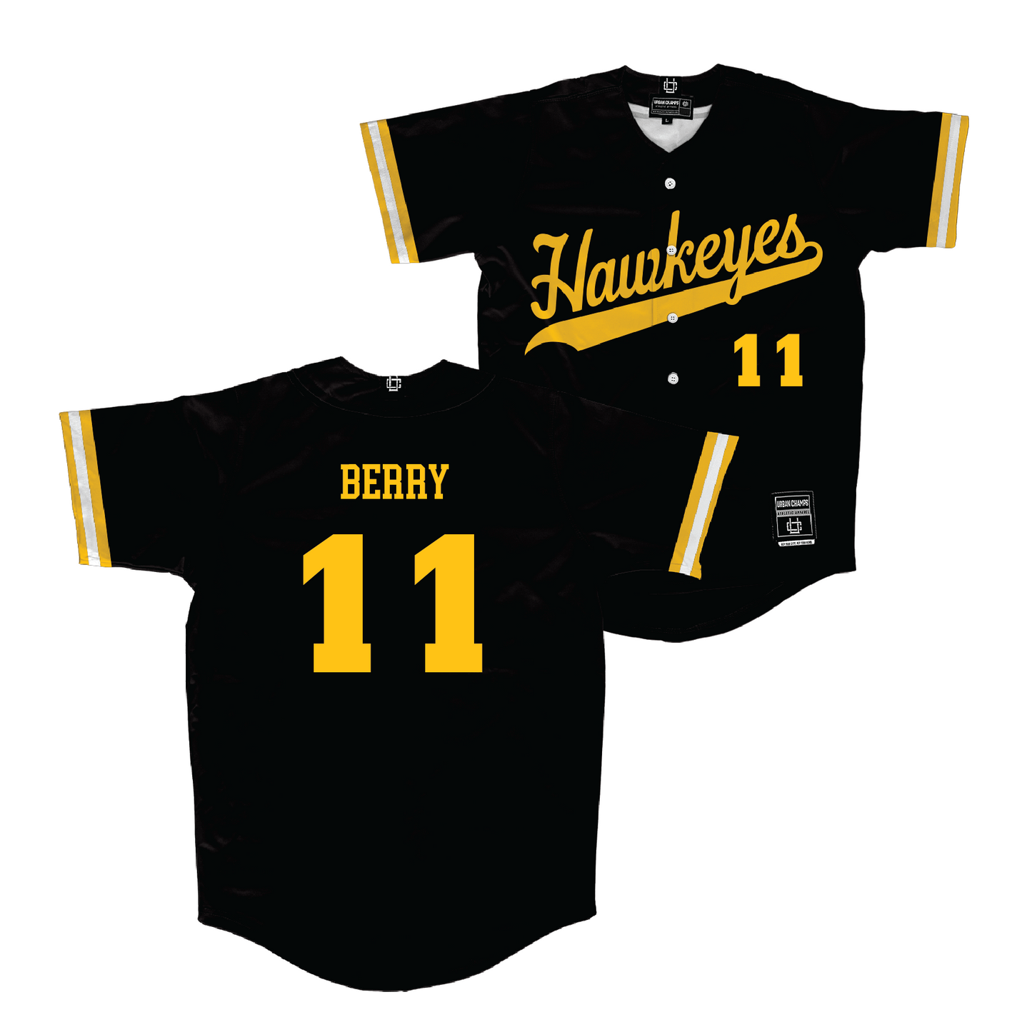 Iowa Softball Black Jersey - Soo-Jin Berry