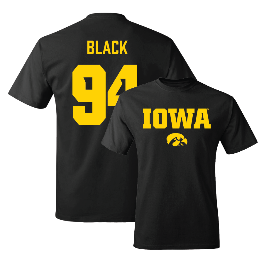 Black Football Classic Tee - Yahya Black