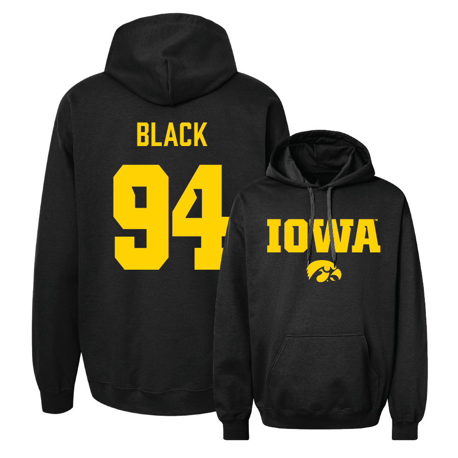 Black Football Classic Hoodie - Yahya Black