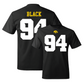 Black Football Shirsey Tee - Yahya Black