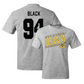 Sport Grey Football Slant Tee - Yahya Black