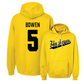 Gold Men's Basketball Script Hoodie - Dasonte Bowen