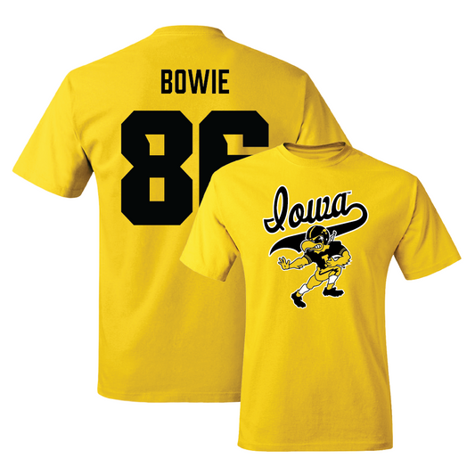 Gold Football Mascot Tee   - Jeff Bowie