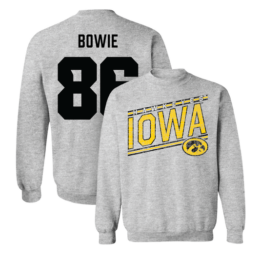 Sport Grey Football Slant Crew   - Jeff Bowie