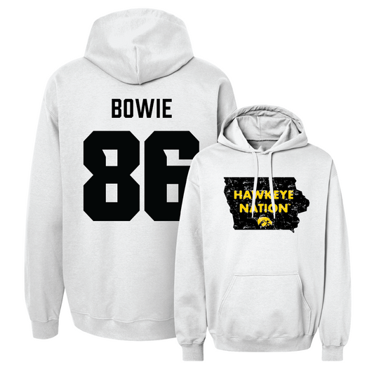 White Football State Hoodie   - Jeff Bowie