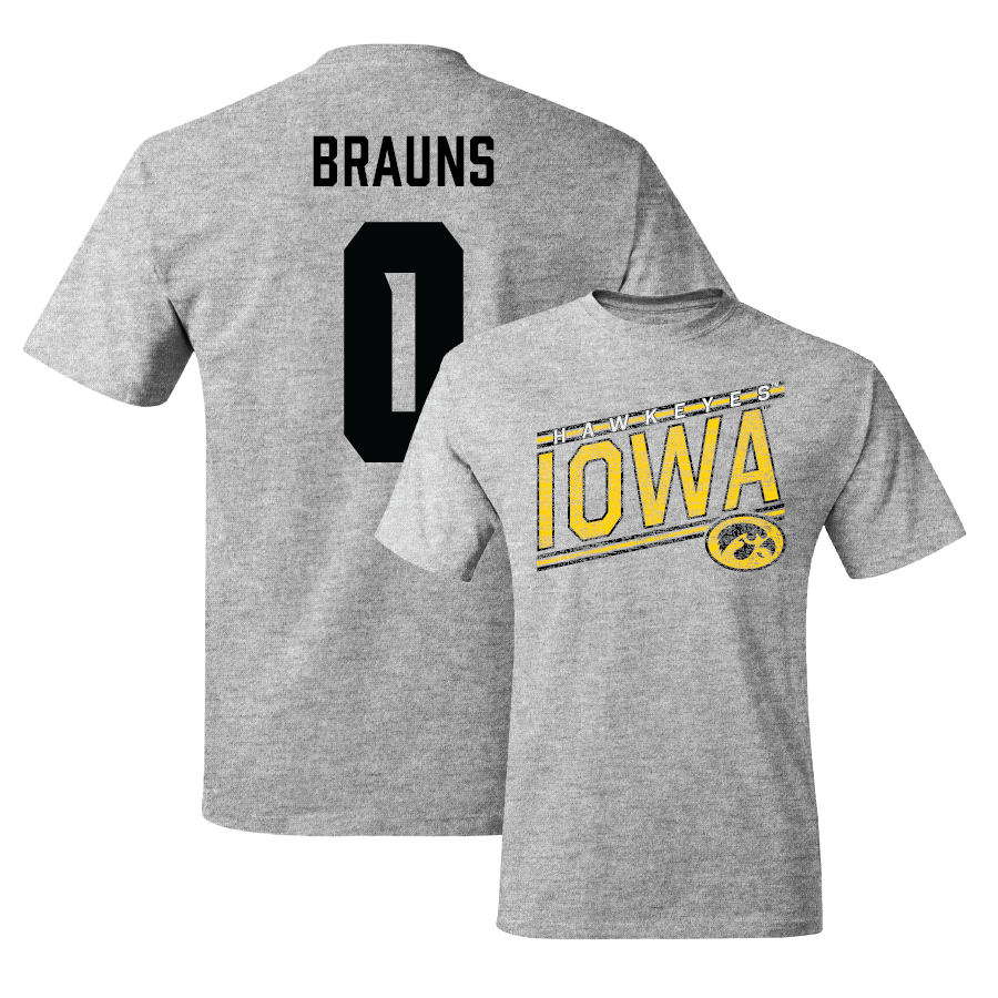 Sport Grey Men's Basketball Slant Tee - Even Brauns