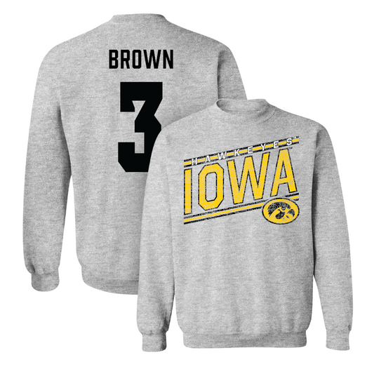 Sport Grey Football Slant Crew - Kaleb Brown