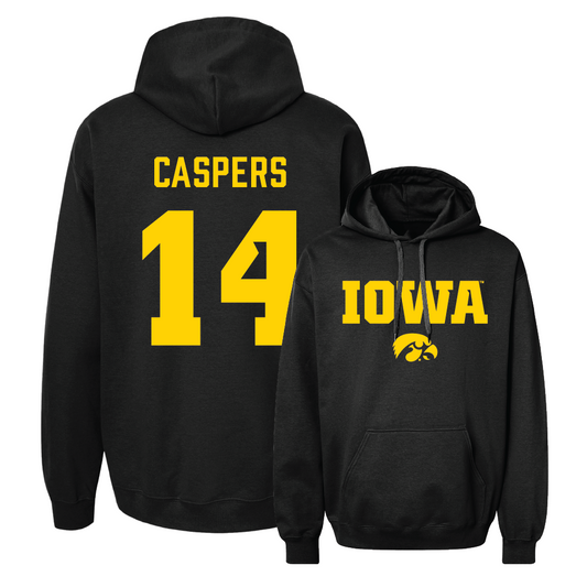 Women's Volleyball Black Classic Hoodie - Jacqlyn Caspers