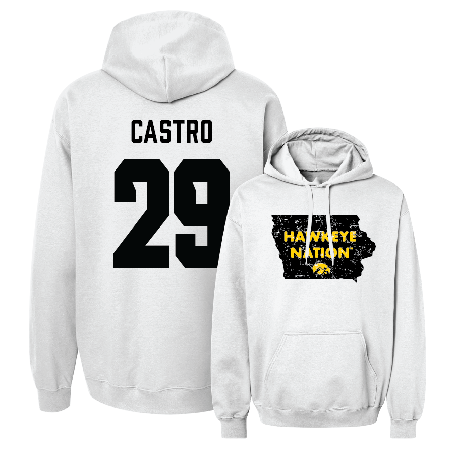 White Football State Hoodie - Sebastian Castro