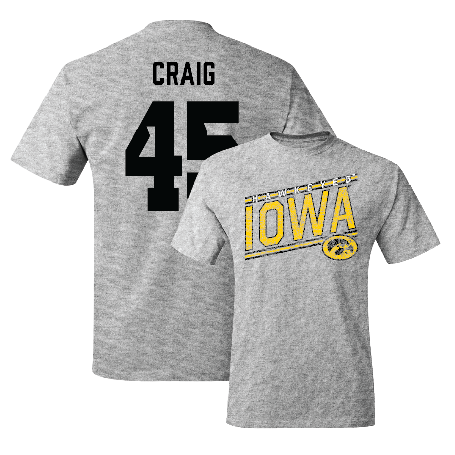 Sport Grey Football Slant Tee - Deontae Craig