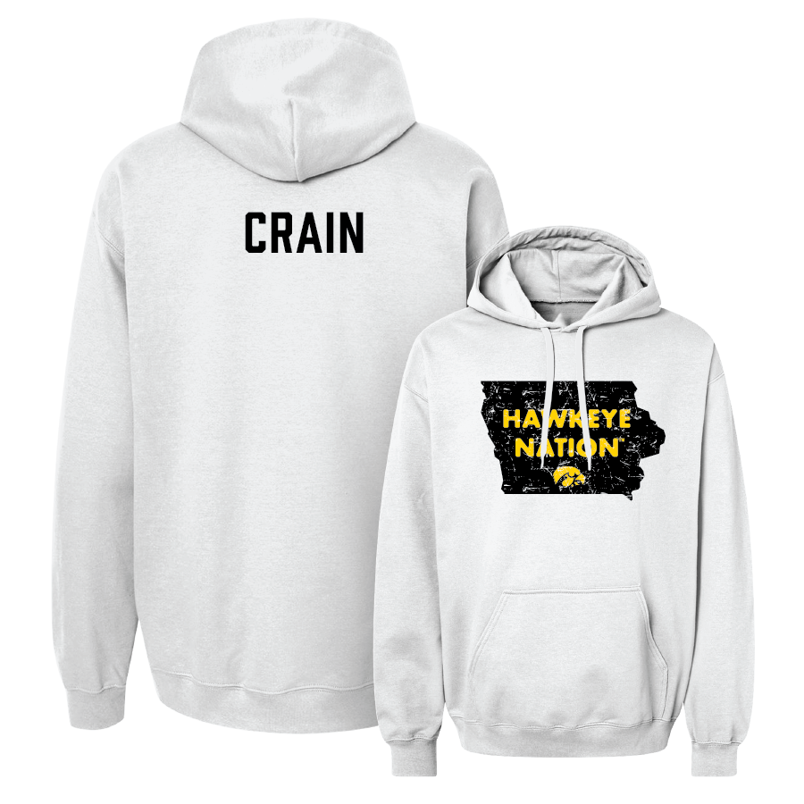 Swim & Dive White State Hoodie - Addison Crain