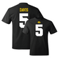 Black Football Shirsey Tee   - Teegan Davis