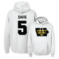 White Football State Hoodie   - Teegan Davis