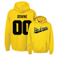 Gold Softball Script Hoodie - Haley Downe