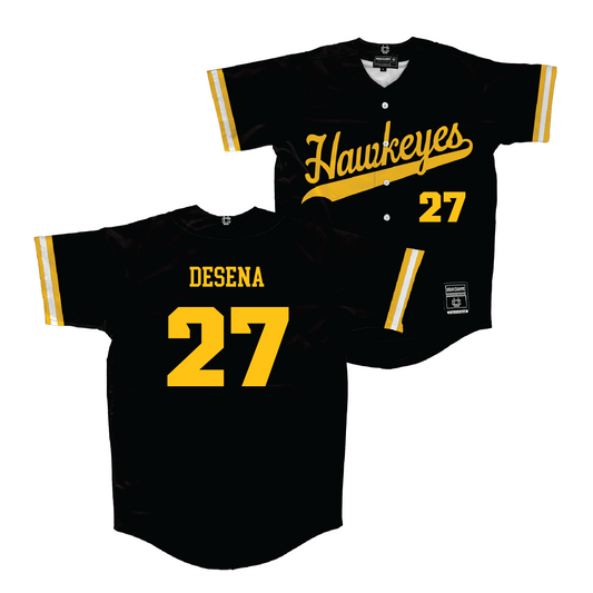 Iowa Softball Black Jersey - Amber Desena | #27