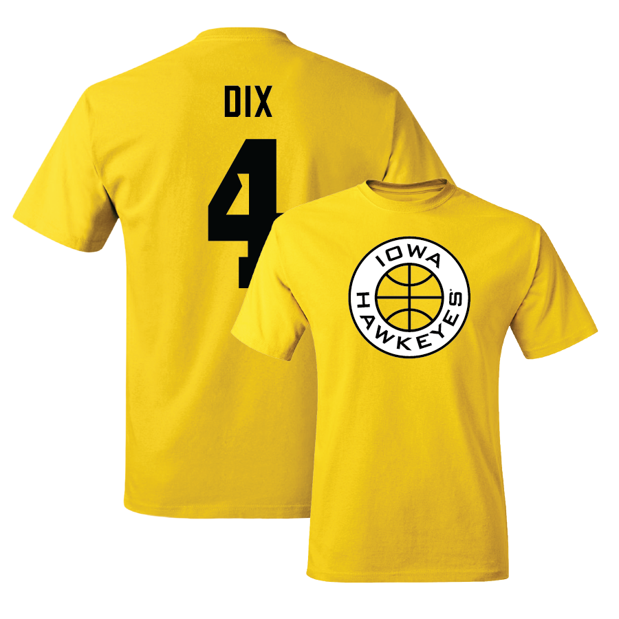 Gold Men's Basketball Tee - Josh Dix