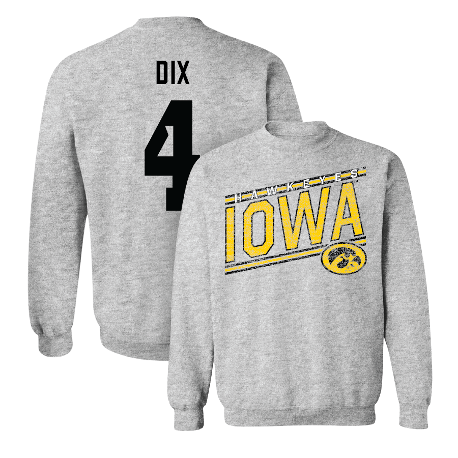 Sport Grey Men's Basketball Slant Crew - Josh Dix