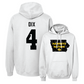 Men's Basketball White State Hoodie - Josh Dix