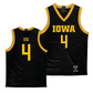 Iowa Men's Black Basketball Jersey - Josh Dix | #4