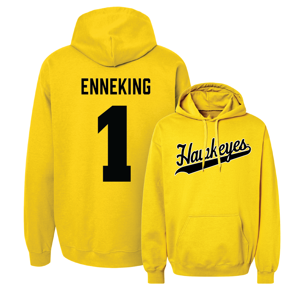 Gold Women's Soccer Script Hoodie  - Macy Enneking