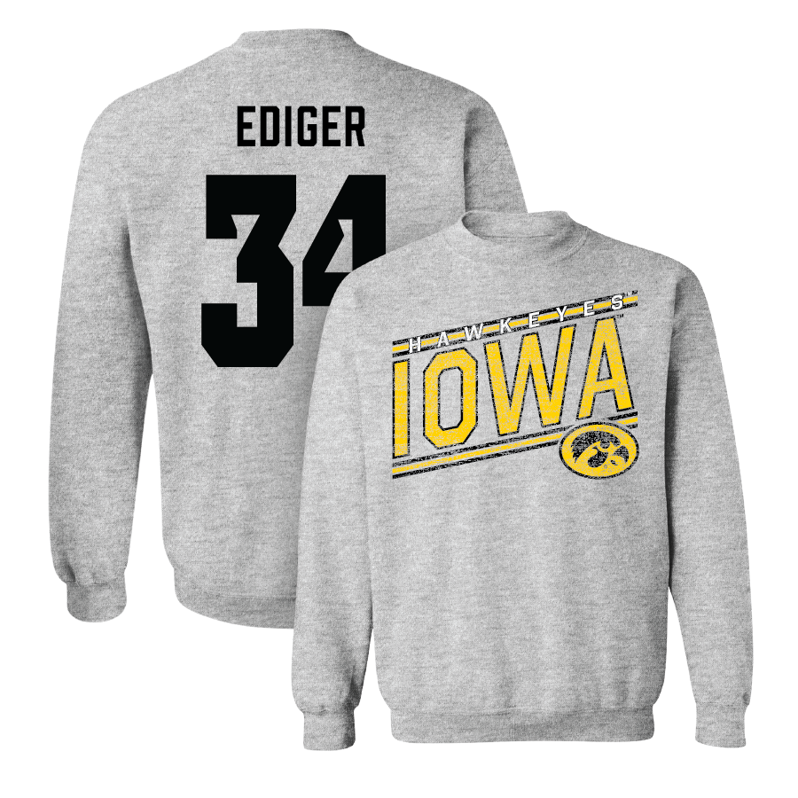 Sport Grey Women's Basketball Slant Crew - AJ Ediger