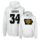 Women's Basketball White State Hoodie - AJ Ediger