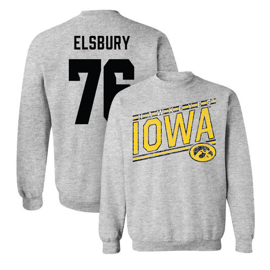 Sport Grey Football Slant Crew - Tyler Elsbury