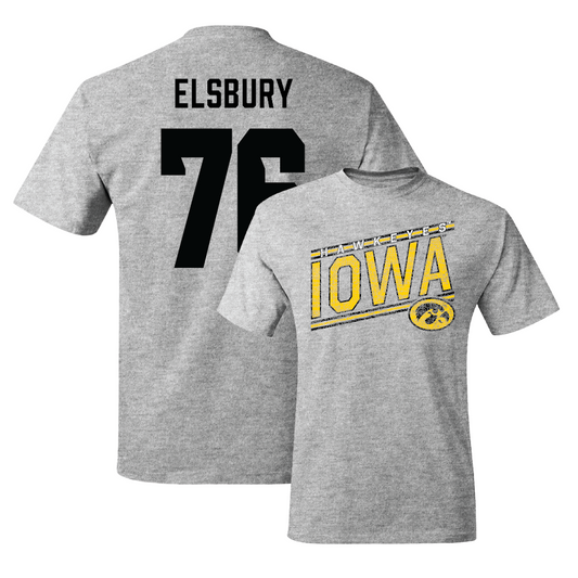 Sport Grey Football Slant Tee - Tyler Elsbury