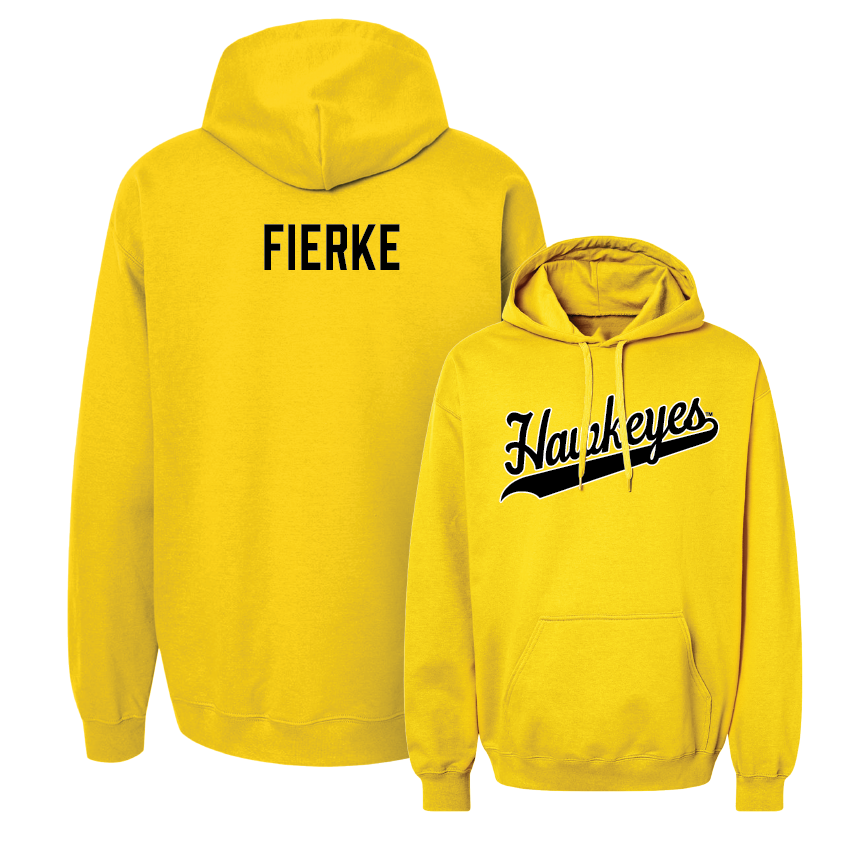 Gold Rowing Script Hoodie - Eileen Fierke