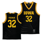 Iowa Men's Black Basketball Jersey - Owen Freeman | #32