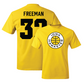 Gold Men's Basketball Tee - Owen Freeman