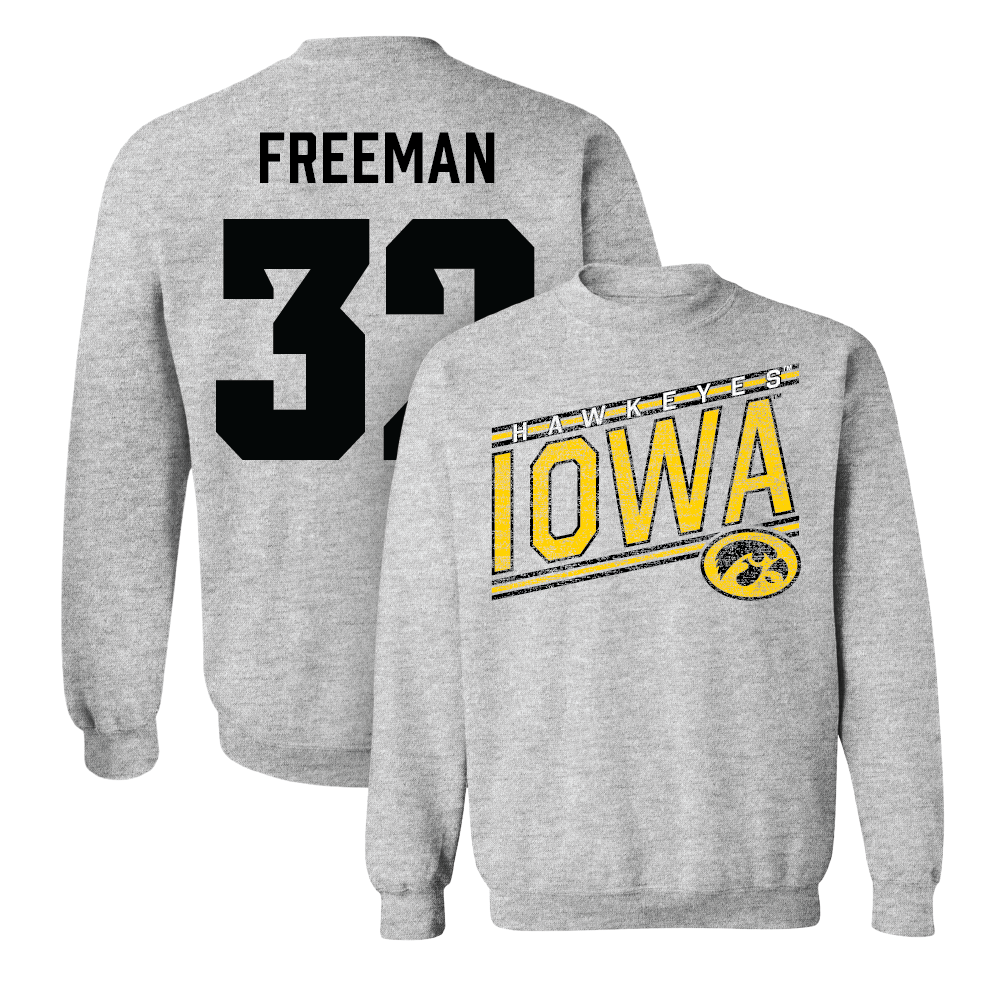 Sport Grey Men's Basketball Slant Crew - Owen Freeman