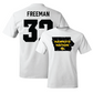 Men's Basketball White State Comfort Colors Tee - Owen Freeman