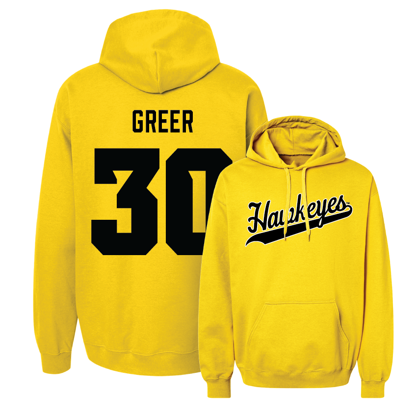 Gold Women's Soccer Script Hoodie  - Millie Greer