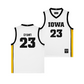 Iowa Women's Basketball White Jersey - Jada Gyamfi