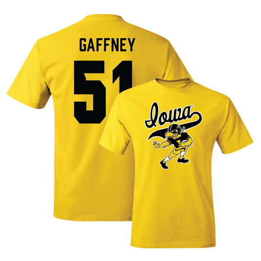 Gold Football Mascot Tee - Luke Gaffney