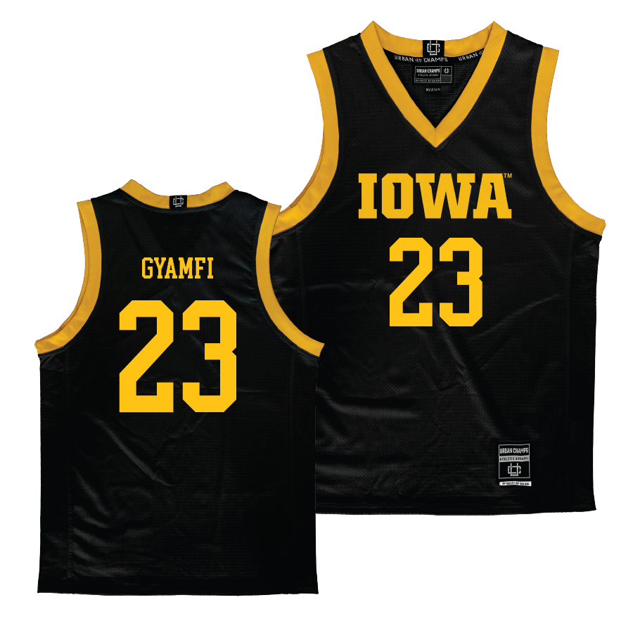 Iowa Women's Black Basketball Jersey - Jada Gyamfi